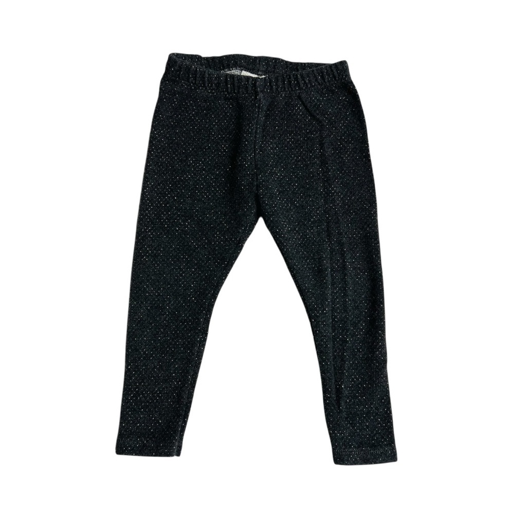 Zara Kids Charcoal with gold speckles Leggings